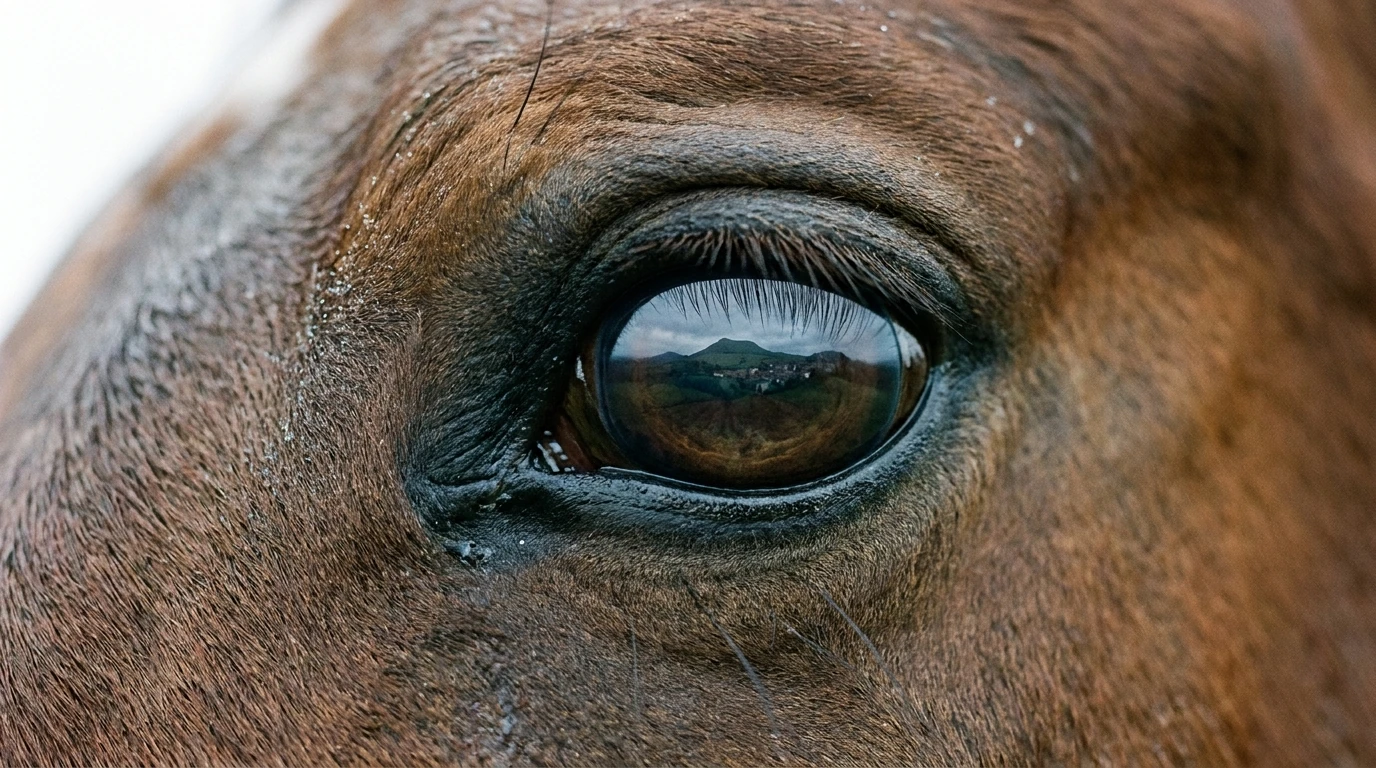 Un regard de cheval au Le Haras de l'Ardisiere, Effiat